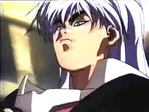 Dark Schneider looks so kawaii in this picture!