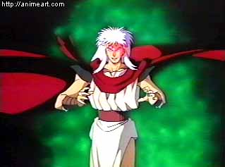 Showing off a little of his awsome power. ^o^