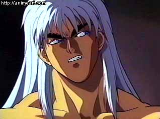 No shirt............and he's angry! ^o^