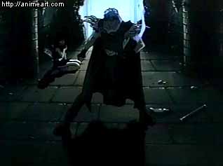 He appears in the darkness.......